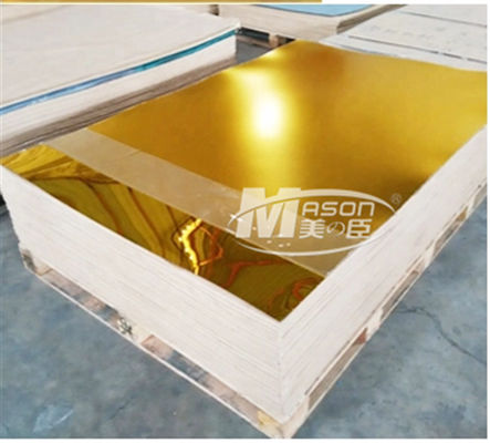 লেজার কাটিং গোল্ড সিলভার PMMA 2mm এক্রাইলিক মিরর শীট 1220x1830mm