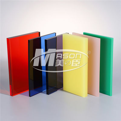 2.8mm অস্বচ্ছ নীল Perspex গ্লাস রঙ এক্রাইলিক শীট MMA উপাদান