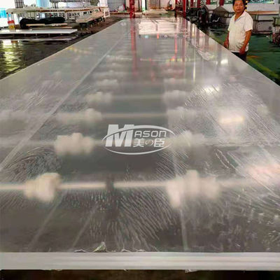 আলংকারিক সুইমিং পুলের জন্য 8850x3150mm 70mm অ্যাকোয়ারিয়াম এক্রাইলিক শীট