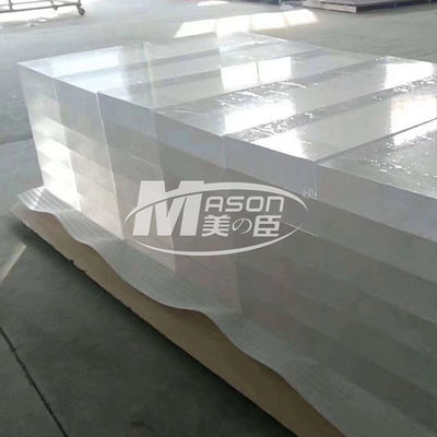 100% বিশুদ্ধ Castালাই PMMA পুরু Plexiglass শীট এক্রাইলিক মাছ অ্যাকোয়ারিয়াম সুইমিং পুল