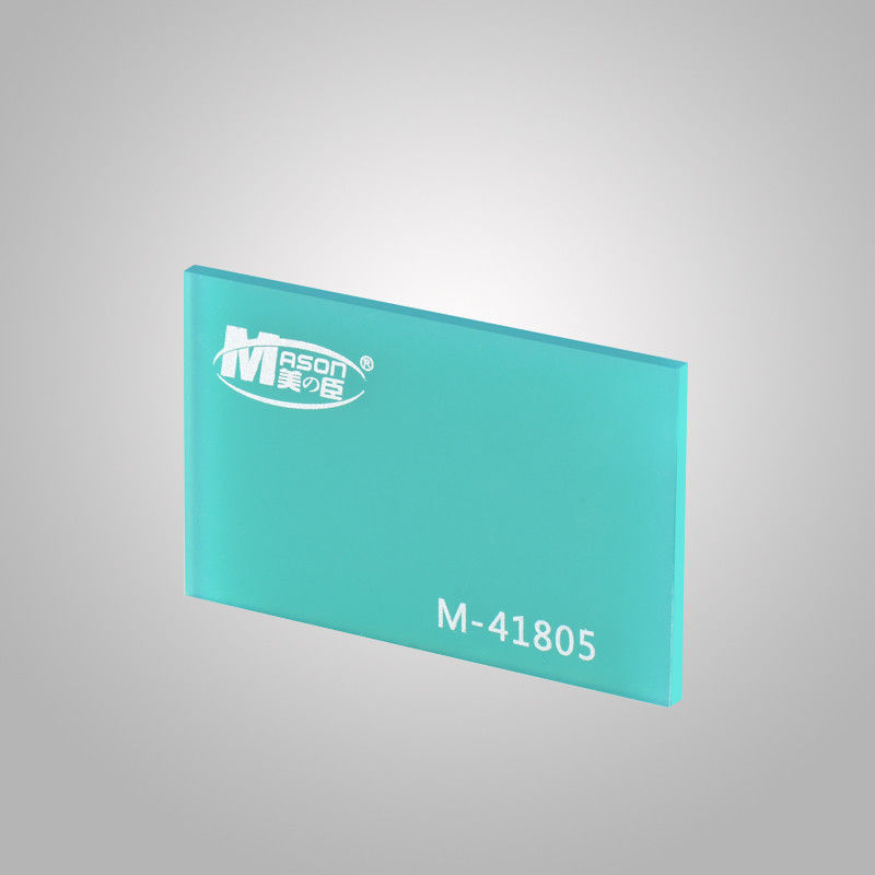 ঢালাই করা রঙের প্লেক্সিগ্লাস শীট নীল ৪x৮ ফুট প্লাস্টিক প্যানেল দেয়ালের জন্য