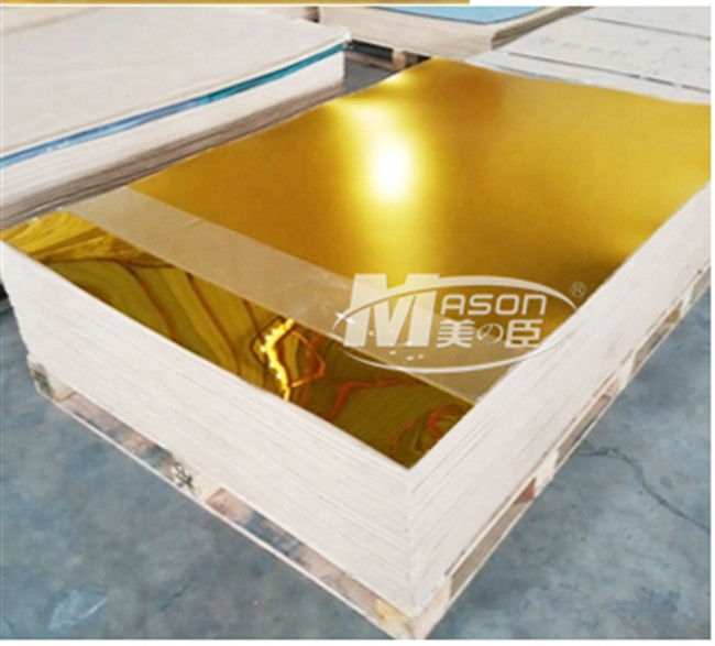 লেজার কাটিং গোল্ড সিলভার PMMA 2mm এক্রাইলিক মিরর শীট 1220x1830mm