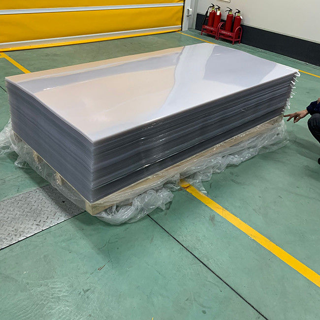 Antiscratch 4x8 Ft পাতলা PETG শীট সজ্জা প্যানেল সাজানোর জন্য উচ্চ গ্লস