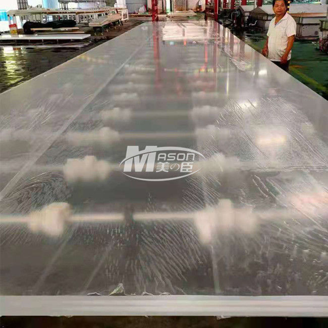 আলংকারিক সুইমিং পুলের জন্য 8850x3150mm 70mm অ্যাকোয়ারিয়াম এক্রাইলিক শীট