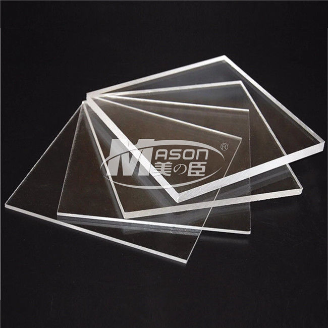 উচ্চ গ্লস 3mm-20mm এক্রাইলিক পার্সপেক্স শীট 1220x2440 মিমি স্বচ্ছ