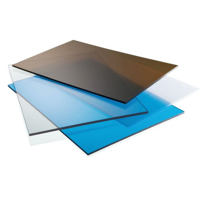 কঠিন 3-20mm 4x8 ছাদ জন্য পরিষ্কার Polycarbonate ছাদ পিসি প্রতিরোধী বোর্ড
