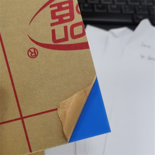2.8mm অস্বচ্ছ নীল Perspex গ্লাস রঙ এক্রাইলিক শীট MMA উপাদান